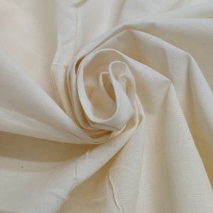 Soft-textured Super Cotton Kora fabric with a lightweight weave and natural matte finish, suitable for dyeing, embroidery, and ethnic wear.