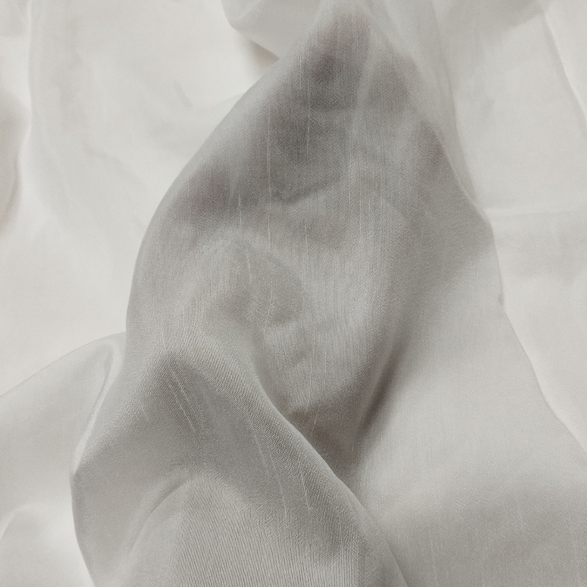 White Madras Silk fabric with soft sheen