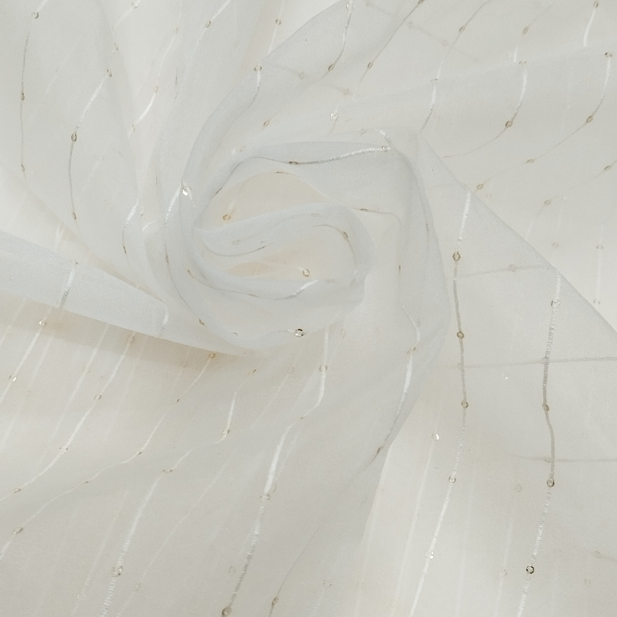 Lightweight sparkling Jhilmil fabric material