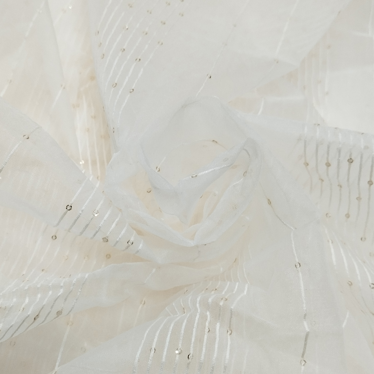 Lightweight sparkling Jhilmil fabric material